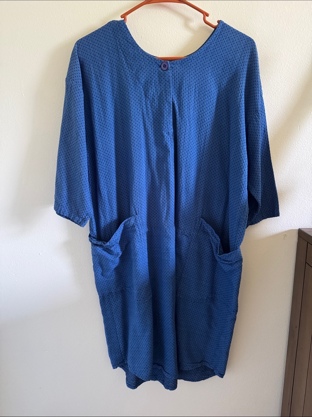 Blue Women's Tunic with Pockets